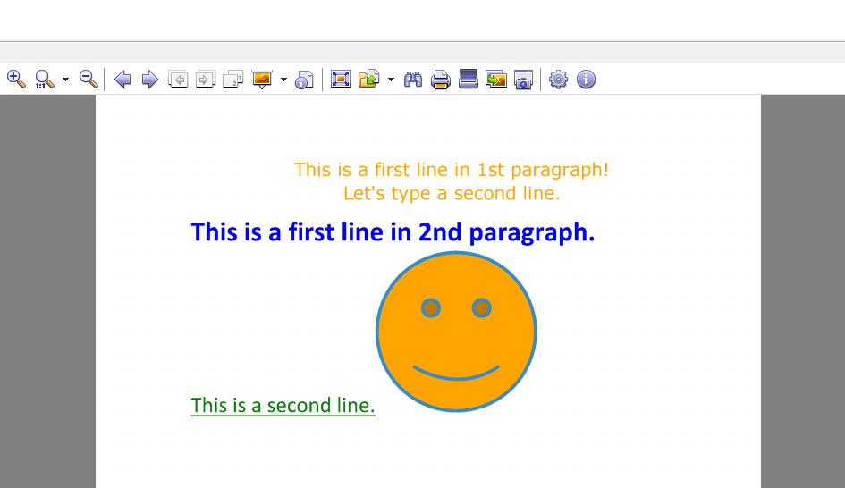 A simple Image (PNG) document