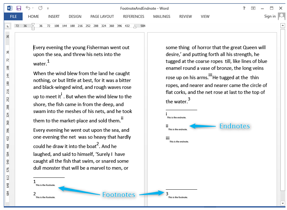 how to use endnote and word