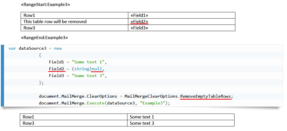 Mail Merge Clear Options Mail Merge Clear Options