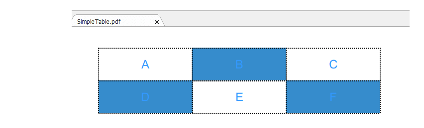 Simple Table Simple Table