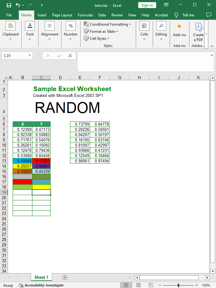 convert excel to pdf input