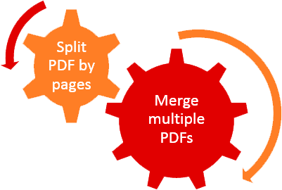Split and merge PDF using C# or VB.NET