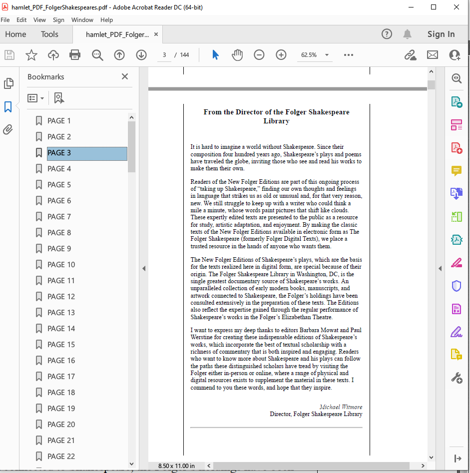 Get, create or edit bookmarks (outlines) in C / applications