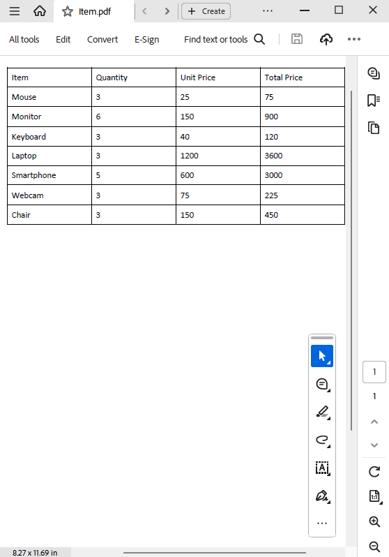 export data from tables to csv input