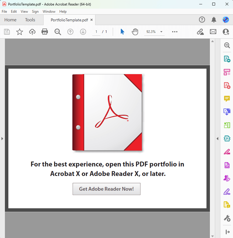 Portfolio from stream input