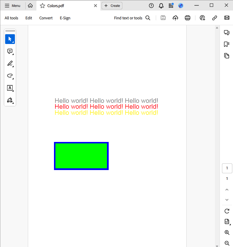 Implementing Color Spaces for Customized PDF Content in C# and .NET